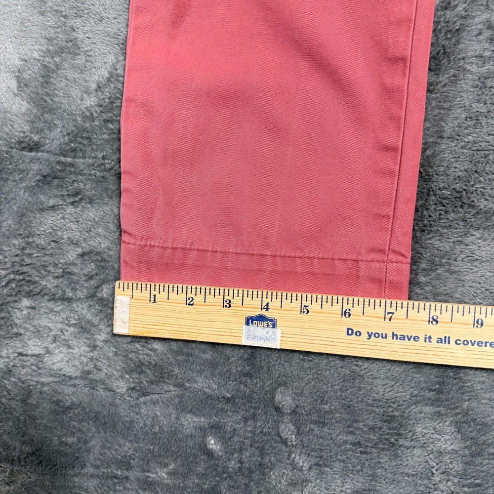 Banana Republic Emerson Chino Mens 32x30 Pink Straight Leg Cotton Pants - Picture 7 of 10